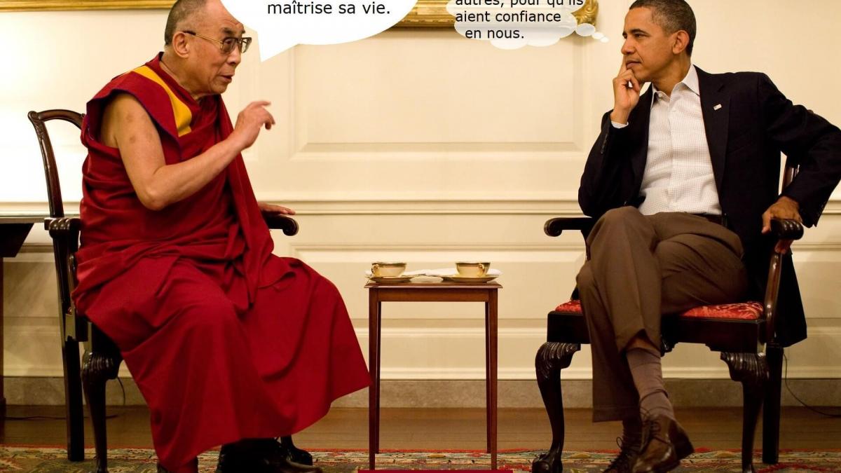 Rencontre Obama et Dalai Lama